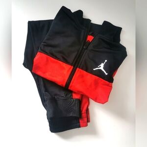 (3/$12) - Jordan's Boys 2pc Tracksuit. 6-7years. Red and Black